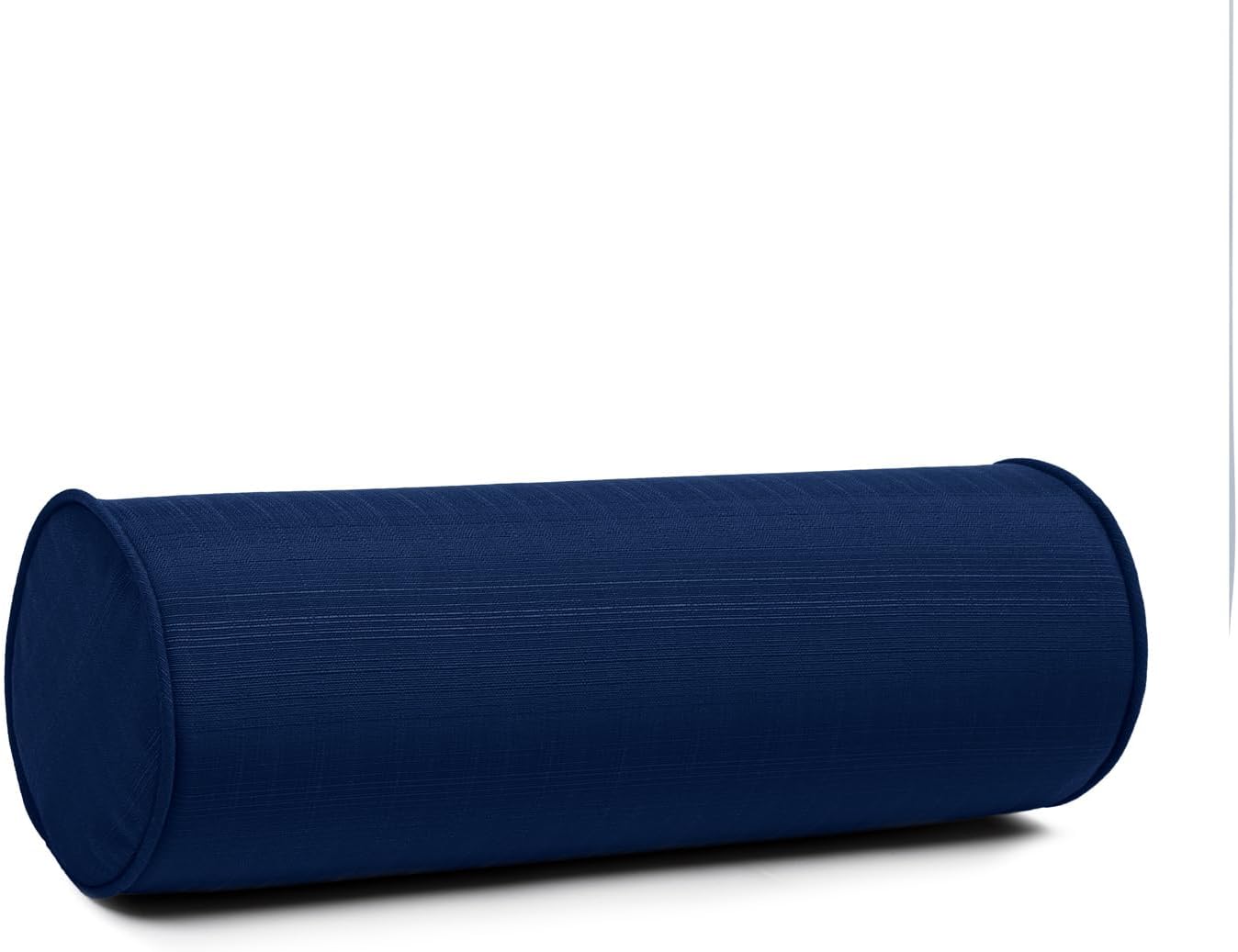 Sherry Kline Sunrise Indoor/Outdoor Neck Bolster Corded Edge Filled Pillow Cayenne 6"x18" Set of 2