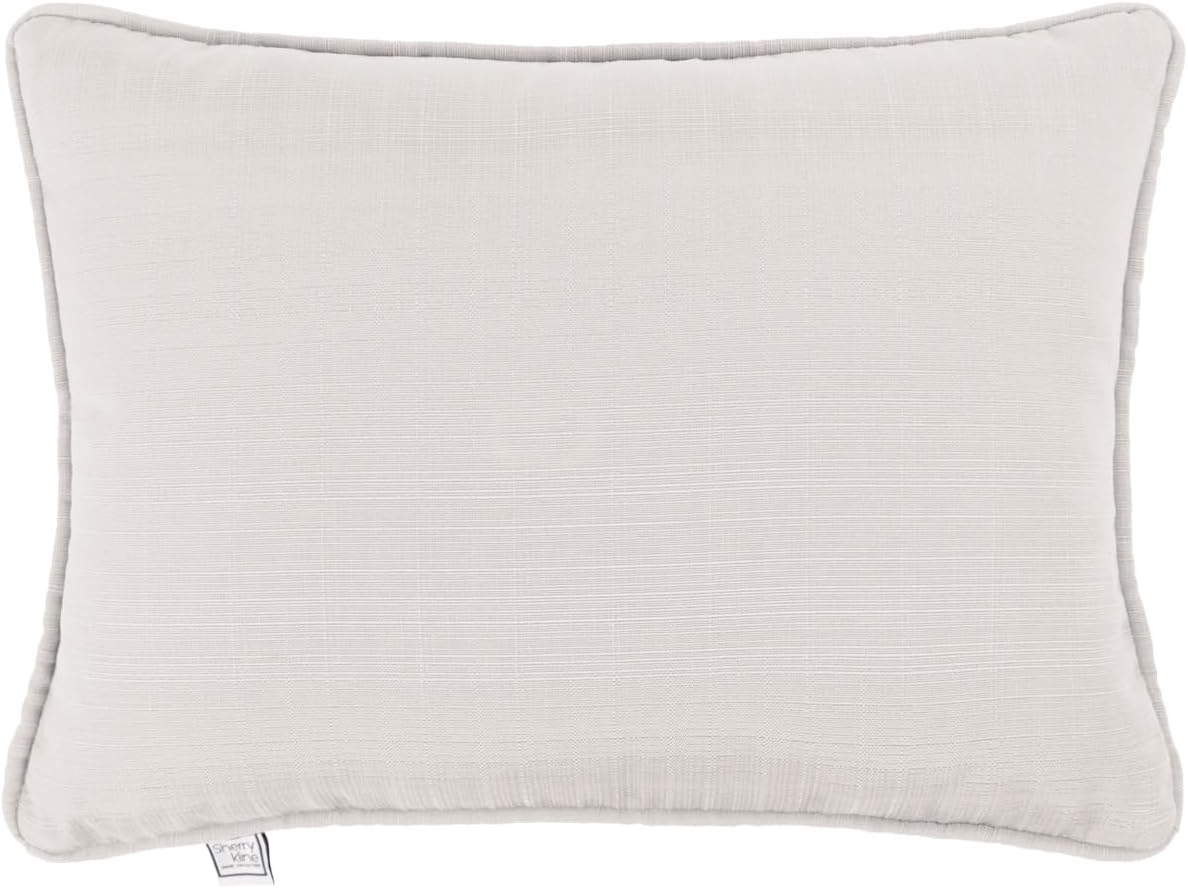 Sherry Kline Sunrise Indoor/Outdoor Neck Bolster Corded Edge Filled Pillow Cayenne 6"x18" Set of 2