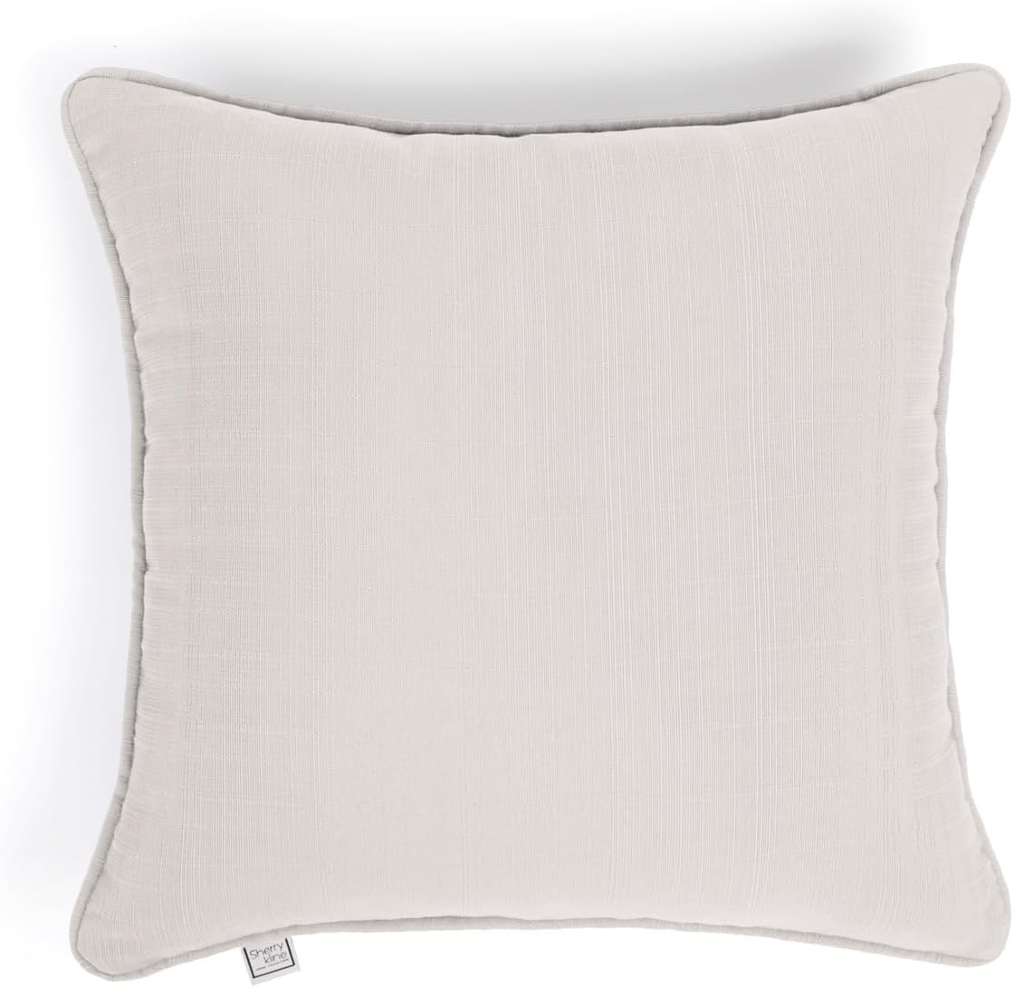 Sherry Kline Sunrise Indoor/Outdoor Neck Bolster Corded Edge Filled Pillow Cayenne 6"x18" Set of 2
