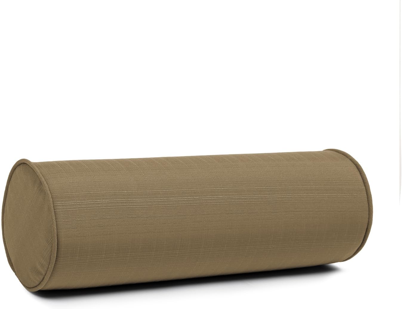 Sherry Kline Sunrise Indoor/Outdoor Neck Bolster Corded Edge Filled Pillow Cayenne 6"x18" Set of 2