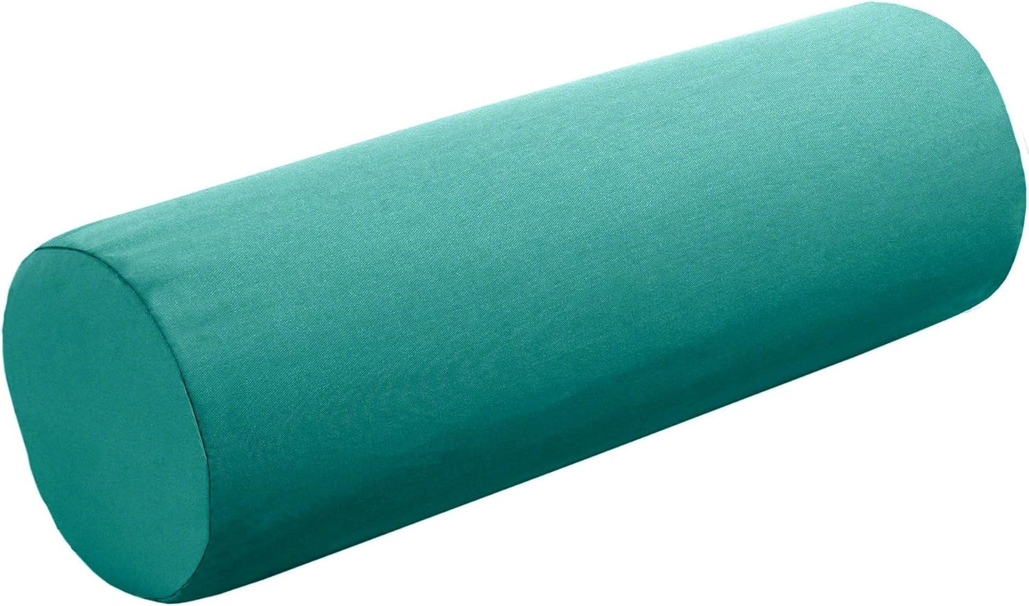 Cushion Source Bolster Pillow | 20" x 6" Indoor/Outdoor | Multiple Sunbrella Fabric Options Available (Sunbrella Canvas Pacific Blue)