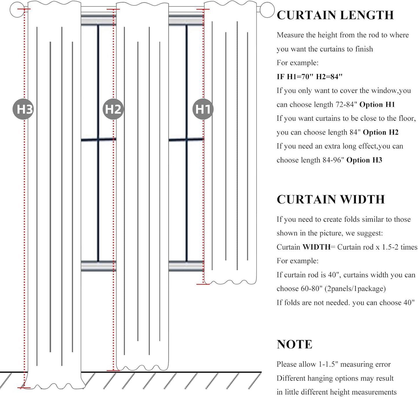 Natural Linen Blackout 92 Inch Bedroom Curtains 2 Panel Sets, Rustic Boho Cream Pleated Ceiling Track Curtain for Dining Room Heat Blocking Privacy Heavy Drape 92 Inches Long Oatmeal Back Tab