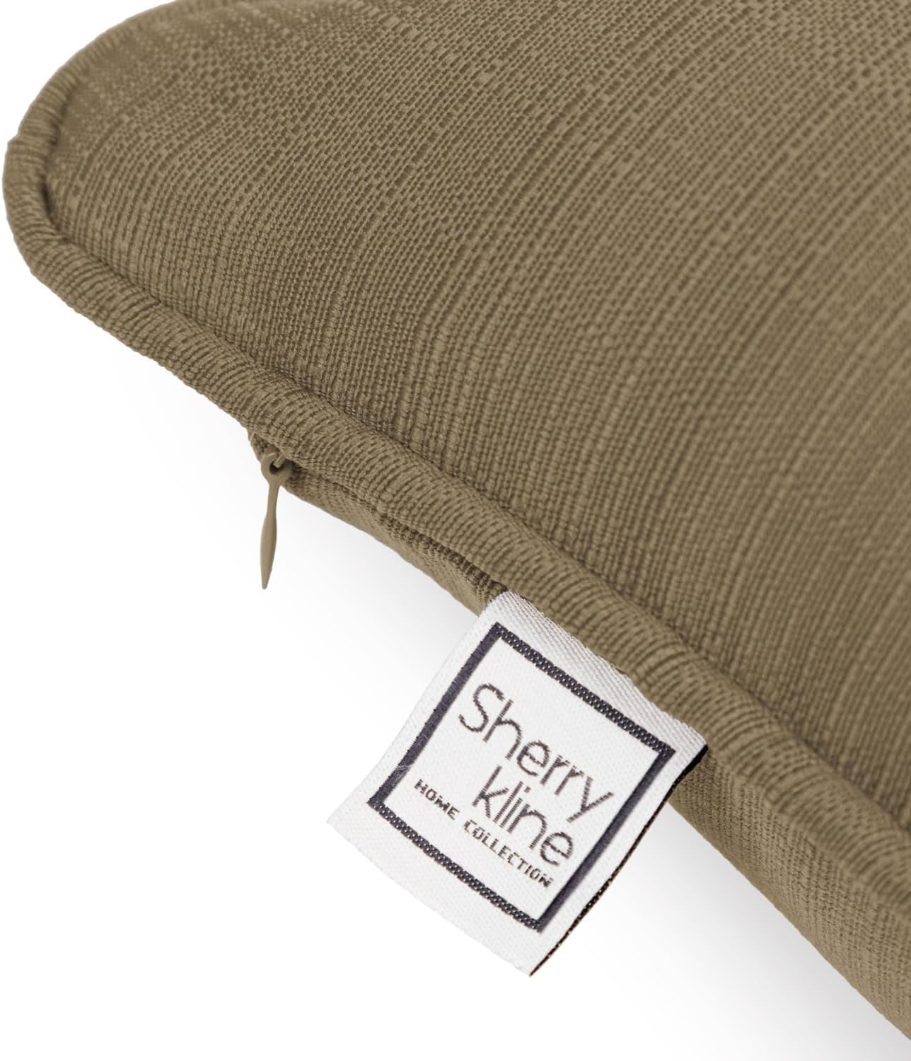 Sherry Kline Sunrise Indoor/Outdoor Neck Bolster Corded Edge Filled Pillow Cayenne 6"x18" Set of 2