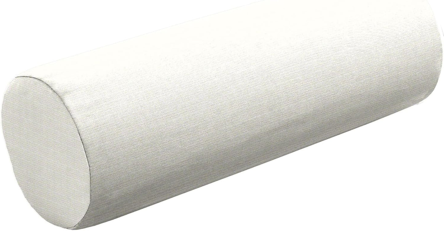 Cushion Source Bolster Pillow | 20" x 6" Indoor/Outdoor | Multiple Sunbrella Fabric Options Available (Sunbrella Canvas Pacific Blue)