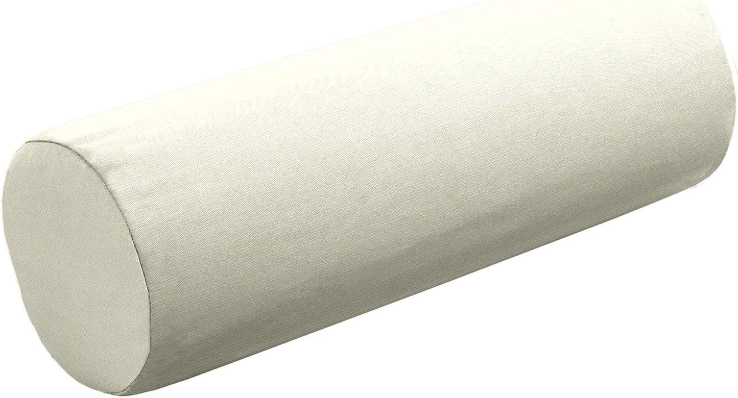 Cushion Source Bolster Pillow | 20" x 6" Indoor/Outdoor | Multiple Sunbrella Fabric Options Available (Sunbrella Canvas Pacific Blue)