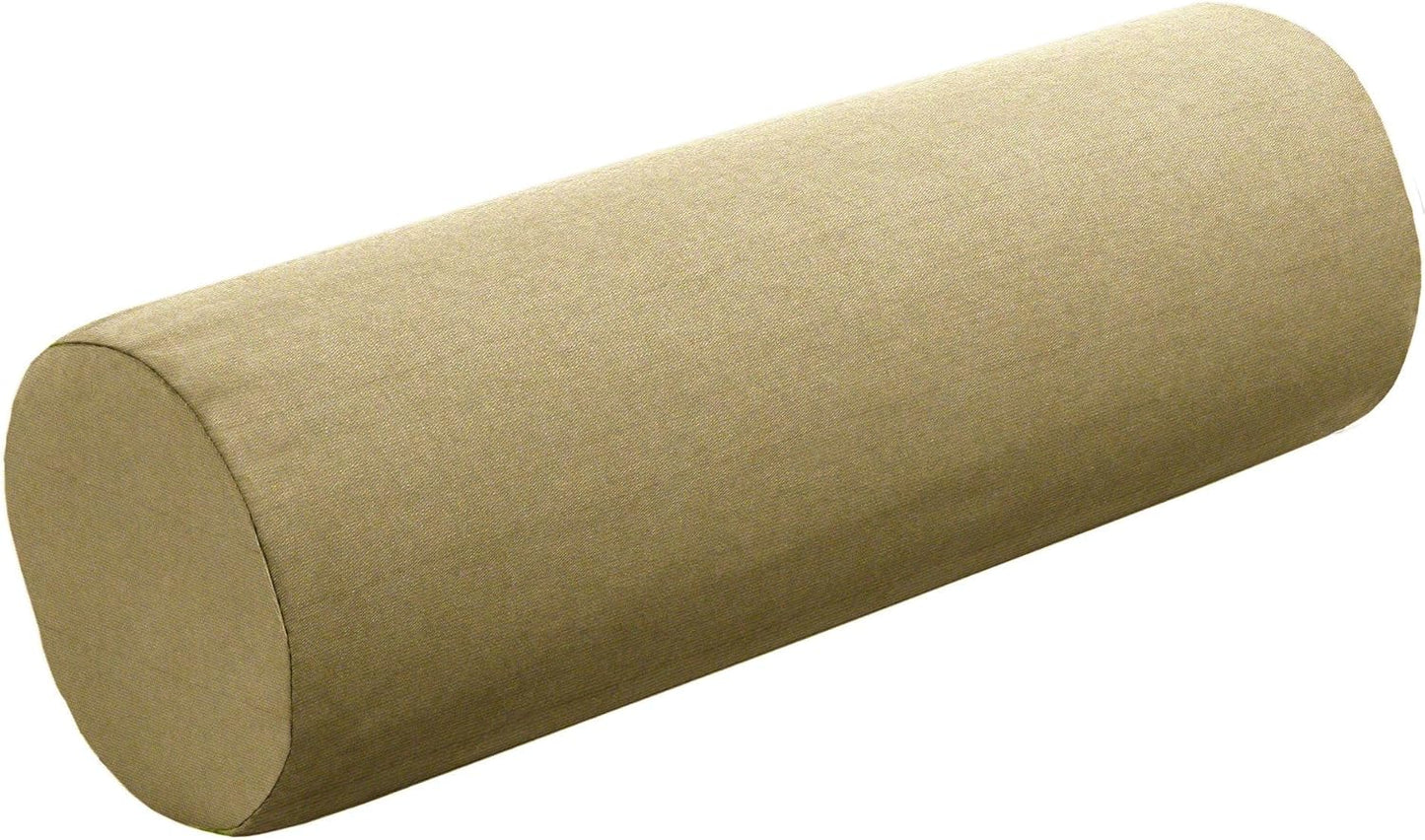 Cushion Source Bolster Pillow | 20" x 6" Indoor/Outdoor | Multiple Sunbrella Fabric Options Available (Sunbrella Canvas Pacific Blue)