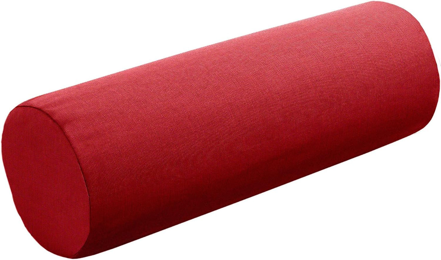 Cushion Source Bolster Pillow | 20" x 6" Indoor/Outdoor | Multiple Sunbrella Fabric Options Available (Sunbrella Canvas Pacific Blue)