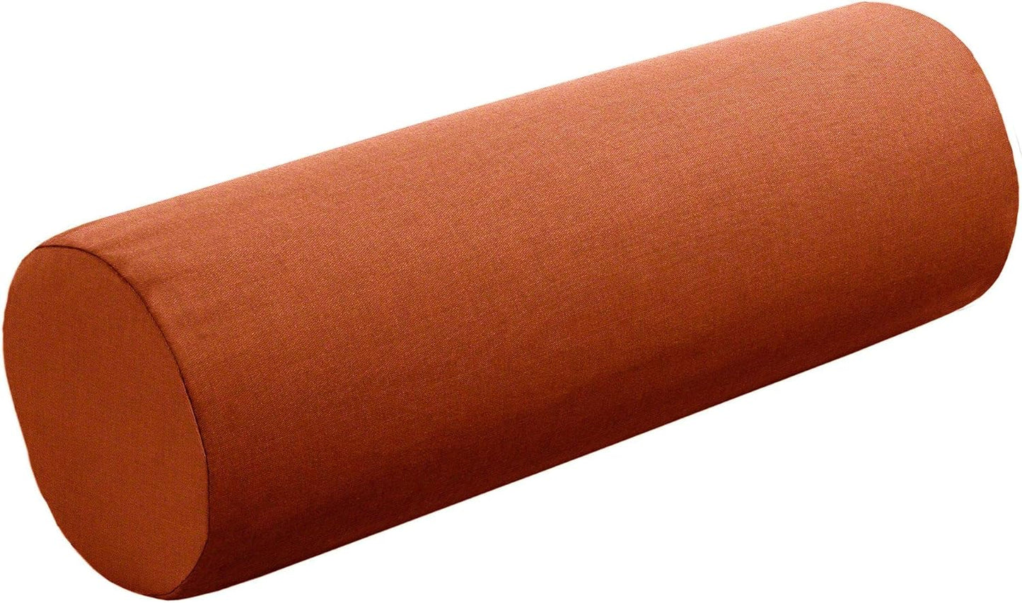 Cushion Source Bolster Pillow | 20" x 6" Indoor/Outdoor | Multiple Sunbrella Fabric Options Available (Sunbrella Canvas Pacific Blue)