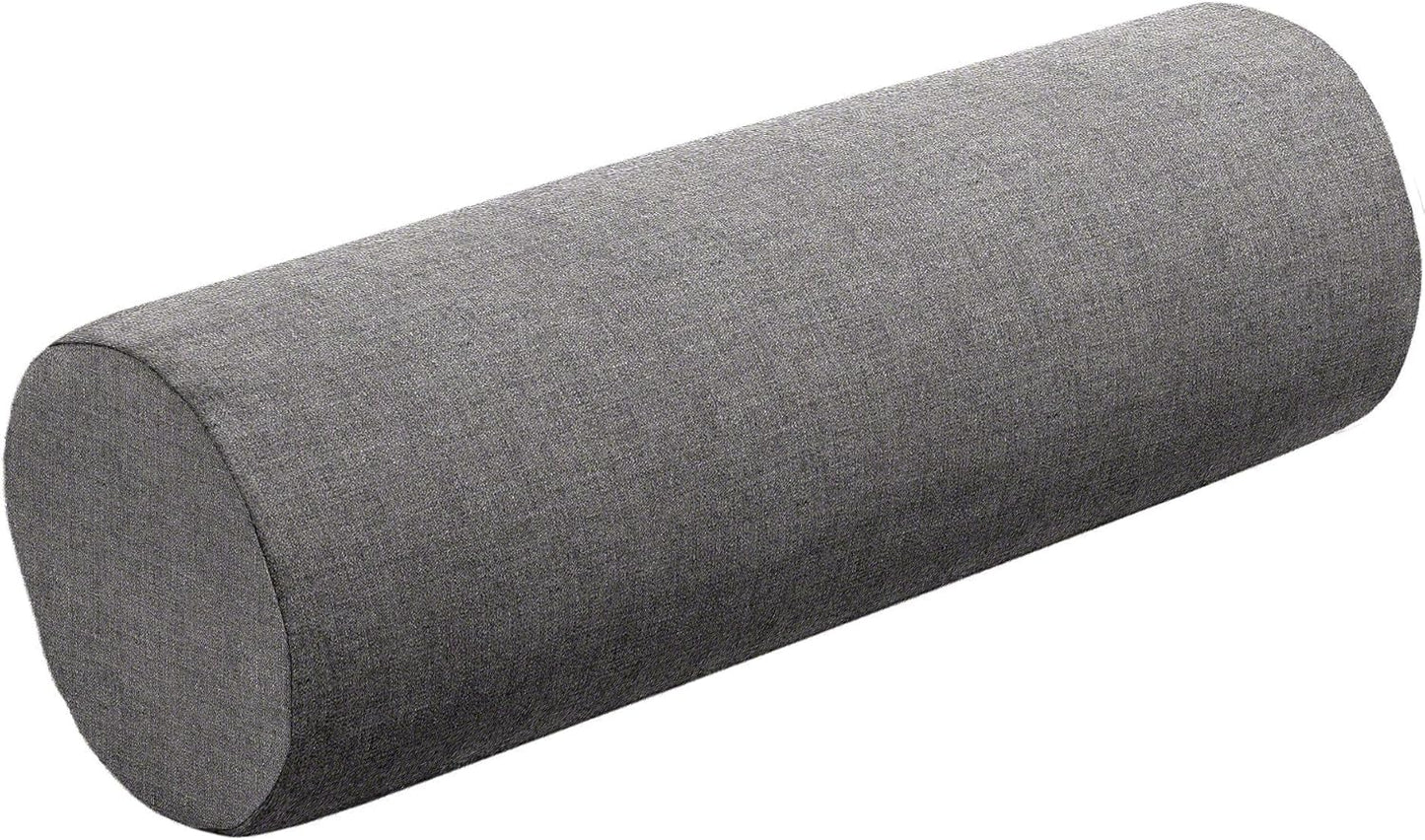 Cushion Source Bolster Pillow | 20" x 6" Indoor/Outdoor | Multiple Sunbrella Fabric Options Available (Sunbrella Canvas Pacific Blue)