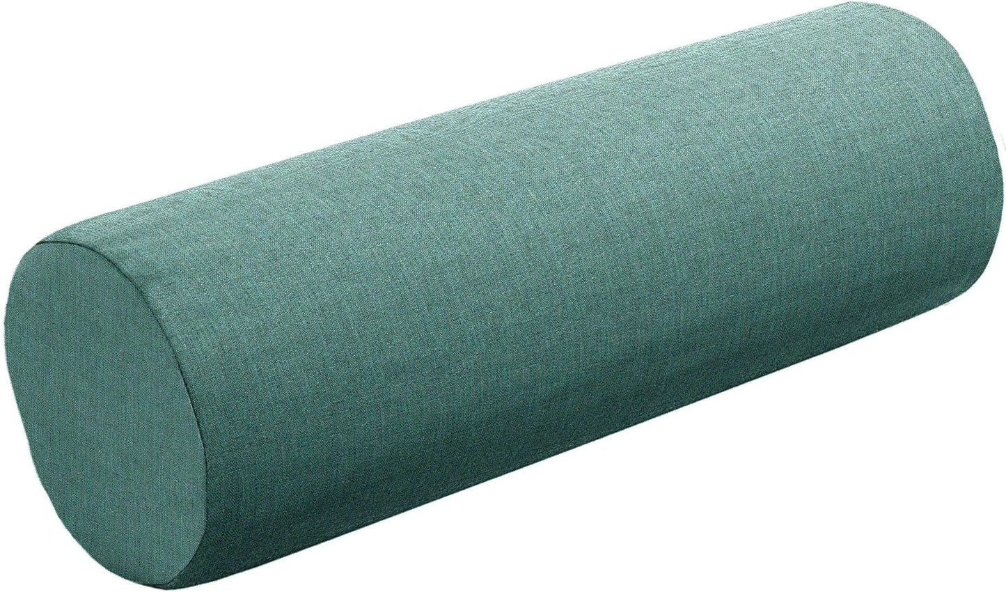 Cushion Source Bolster Pillow | 20" x 6" Indoor/Outdoor | Multiple Sunbrella Fabric Options Available (Sunbrella Canvas Pacific Blue)