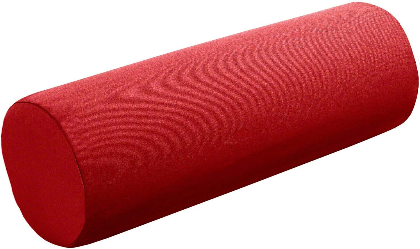 Cushion Source Bolster Pillow | 20" x 6" Indoor/Outdoor | Multiple Sunbrella Fabric Options Available (Sunbrella Canvas Pacific Blue)
