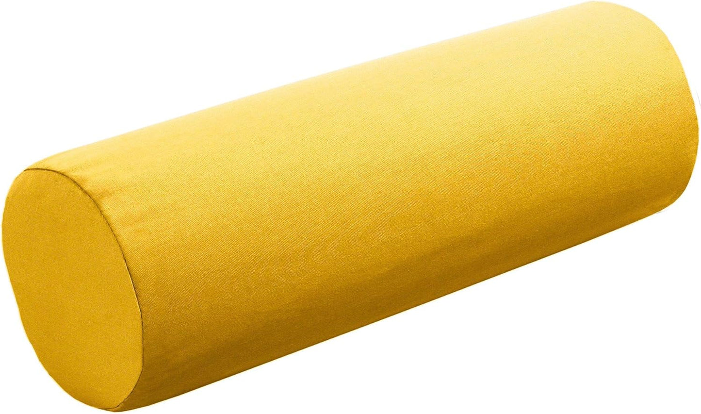 Cushion Source Bolster Pillow | 20" x 6" Indoor/Outdoor | Multiple Sunbrella Fabric Options Available (Sunbrella Canvas Pacific Blue)
