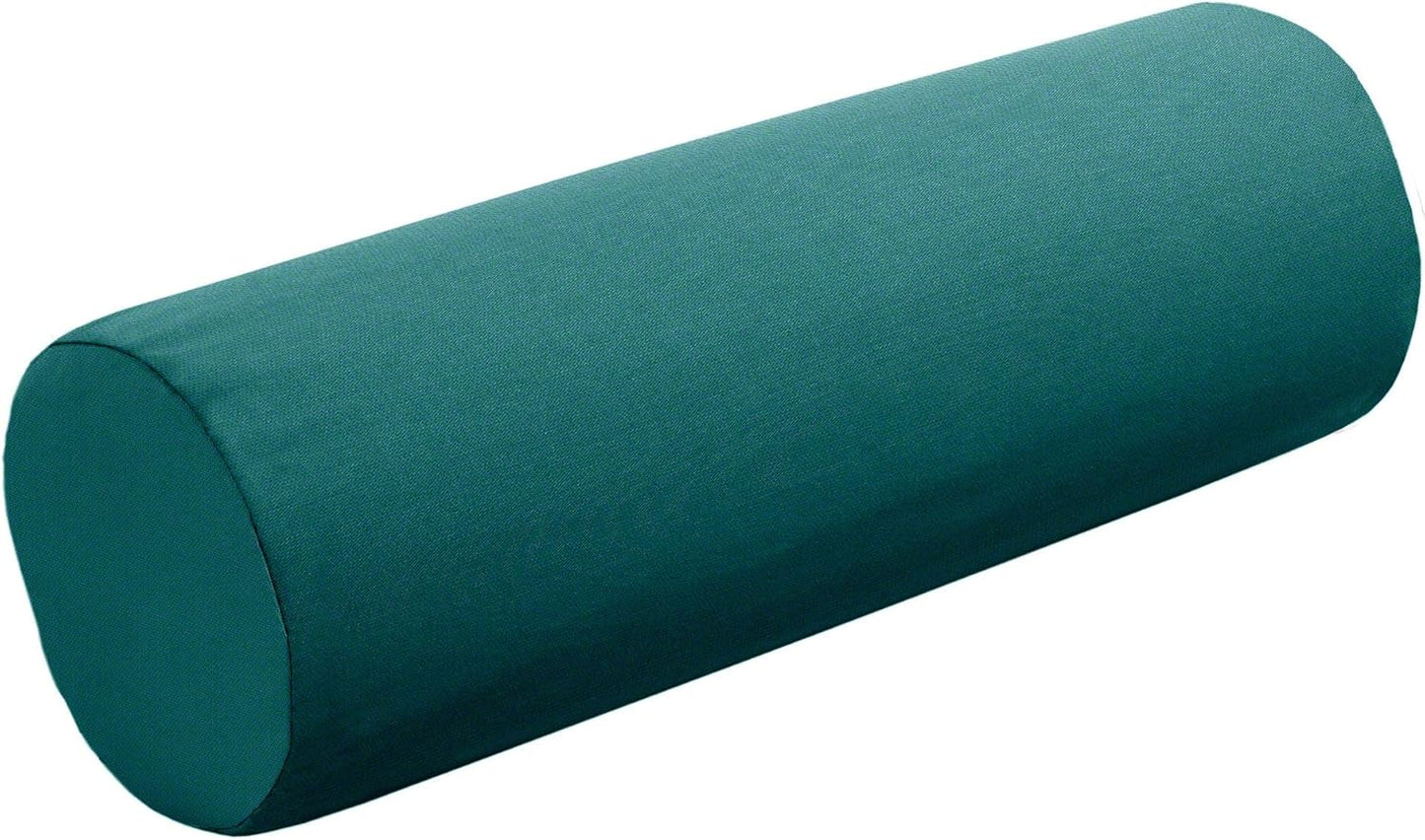 Cushion Source Bolster Pillow | 20" x 6" Indoor/Outdoor | Multiple Sunbrella Fabric Options Available (Sunbrella Canvas Pacific Blue)